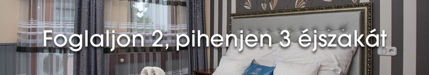 Foglaljon 2 pihenjen 3 éjszakát